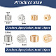 32Pcs 4 Styles Brass Beads&nbsp;KK-BC0012-34-2