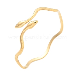 304 Stainless Steel Cuff Bangles for Women&nbsp;AJEW-P127-06G