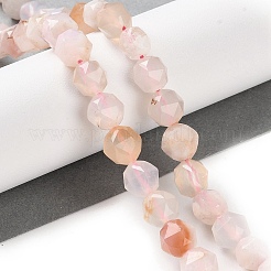 Natural Cherry Blossom Agate Beads Strands&nbsp;G-NH0021-A15-01