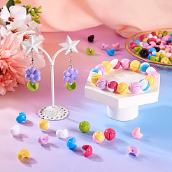 160Pcs 8 Colors Transparent Acrylic Beads&nbsp;OACR-TA0002-58