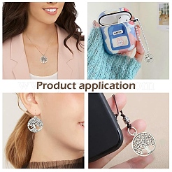 60pcs 15 Styles Tibetan Style Alloy Charms&nbsp;FIND-YW0005-01