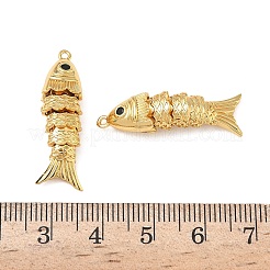 Brass Micro Pave Cubic Zirconia Pendants&nbsp;KK-H526-01C-G