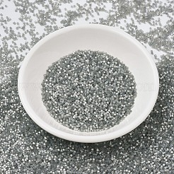MIYUKIデリカビーズ  シリンダー  日本製シードビーズ  11/0  （db1817)染色スモークグレーシルクサテン  1.3x1.6mm  穴：0.8mm  約2000PCS /ボトル  10 G /ボトル&nbsp;SEED-JP0008-DB1817