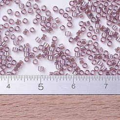 MIYUKIデリカビーズ  シリンダー  日本製シードビーズ  11/0  （db0173)トランスペアレントスモーキーアメジストab  1.3x1.6mm  穴：0.8mm  約2000PCS /ボトル  10 G /ボトル&nbsp;SEED-JP0008-DB0173