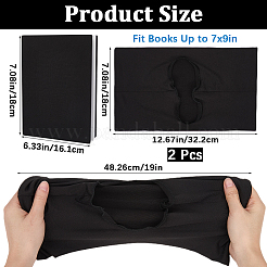 Elastic Fabric Book Covers&nbsp;LS-AJEW-WH20014-08A-11