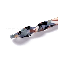 酢酸セルロース（樹脂）ヘアスティック  ツイストバー形状  ライトスチールブルー  177x10x9.5mm&nbsp;OHAR-C005-02I