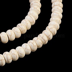 Synthetic Turquoise Beads Strands&nbsp;TURQ-G109-8x5mm-07