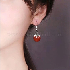 400Pcs 7 Style Tibetan Style Alloy Bead Caps&nbsp;TIBE-YW0001-80