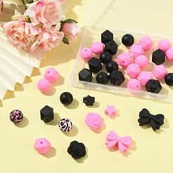 40Pcs Food Grade Eco-Friendly Silicone Beads&nbsp;SIL-YW0001-62