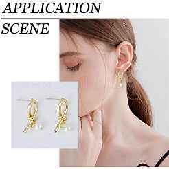 40Pcs Alloy Stud Earring Findings&nbsp;FIND-FH0005-75