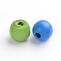 Dyed Natural Wood Beads&nbsp;WOOD-R249-047