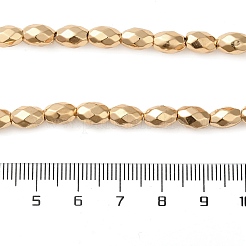 Electroplated Strong Magnetic Synthetic Hematite Beads Strands&nbsp;G-P518-03A