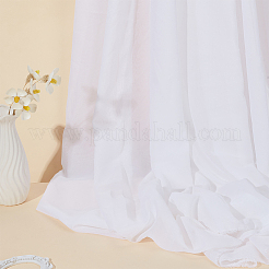 DIY クラフト用ポリエステル シフォン生地  服飾材料  ホワイト  1500mm&nbsp;DIY-WH0888-04