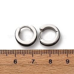 304 Stainless Steel Hoop Earrings&nbsp;EJEW-D331-19A-PB