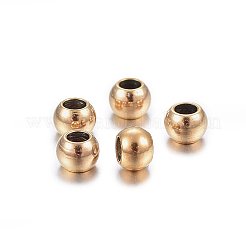 Ion Plating(IP) 304 Stainless Steel Beads&nbsp;LS-STAS-H467-07G