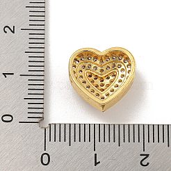 Rack Plating Brass Micro Pave Cubic Zirconia Beads&nbsp;KK-C074-66G-02