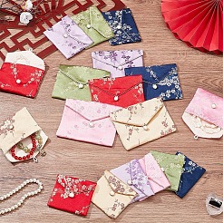 18Pcs 18 Styles Chinese Style Floral Cloth Jewelry Storage Pouches&nbsp;AJEW-NB0005-75