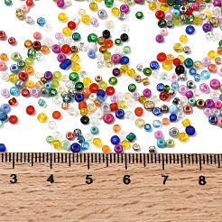 12/0 ガラスシードビーズ  丸穴rocaillles  ミックスカラー  直径2~2.5mm  穴：1mm&nbsp;SDB2mm