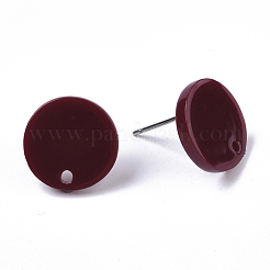 Cellulose Acetate(Resin) Stud Earring Findings&nbsp;KY-R022-018