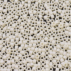 MIYUKIデリカビーズ  シリンダー  日本製シードビーズ  11/0  (db0883) マットオペークダーククリームab  1.3x1.6mm  穴：0.8mm  約20000個/袋  100 G /袋&nbsp;SEED-J020-DB0883