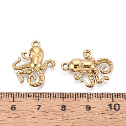 304 Stainless Steel Squid Pendants&nbsp;STAS-T069-26G
