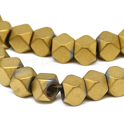 Electroplate Non-magnetic Synthetic Hematite Beads Strands&nbsp;G-Q486-89B