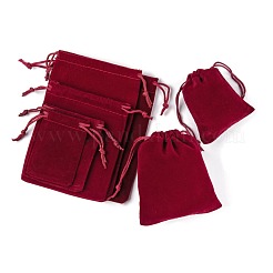 5 Style Rectangle Velvet Pouches&nbsp;TP-LS0001-01D