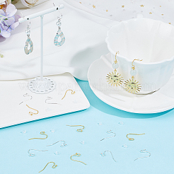 300Pcs 2 Colors Brass Earring Hooks&nbsp;KK-SP0001-36
