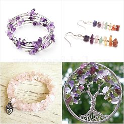 Natural Gemstone Chips Beads&nbsp;G-PH0034-20