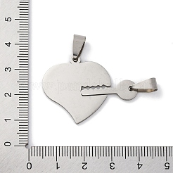 201 Stainless Steel Pendants&nbsp;STAS-Q342-52P