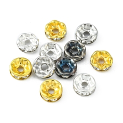 150Pcs 6 Styles Iron Rhinestone Spacer Beads&nbsp;FIND-FS0001-35