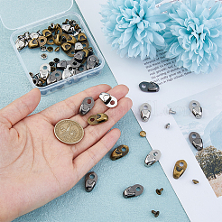 30 Sets 3 Colors Alloy Boot Lace Hooks&nbsp;FIND-DC0005-85