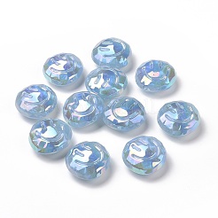 Rainbow Iridescent Plating Acrylic Beads&nbsp;LS-OACR-A010-05C
