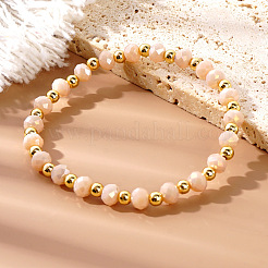 Natural Peach Moonstone Beads Stretch for Women&nbsp;MC1520
