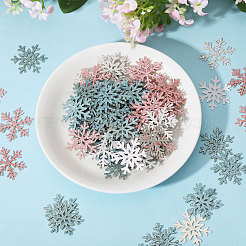 320Pcs 4 Colors Christmas Snowflake Paper Confetti&nbsp;DIY-CA0007-97
