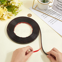 PVC 車内装モールディングトリム  ほとんどの車に適合  ブラック  12x3mm  5m / pc&nbsp;AJEW-WH20020-082B-02