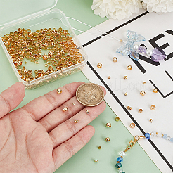 500Pcs 5 Styles Brass Crimp Beads&nbsp;FIND-PH0023-53