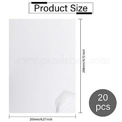 A4 Self-Adhesive Printing Paper&nbsp;AJEW-WH0473-74
