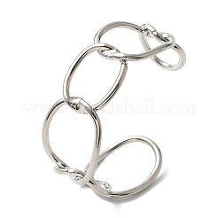 ElectrophoresisIron Cuff Bangles for Women&nbsp;BJEW-M057-06P