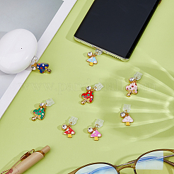 8Pcs Plastic Mobile Dustproof Plugs&nbsp;HJEW-WH00151