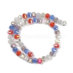 Electroplate Glass Beads Strands&nbsp;EGLA-G039-09A-01