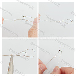925スターリングシルバーワイヤーガーディアン  銀  5x5x2mm  穴：0.6mm  20個/箱&nbsp;STER-BBC0005-92A