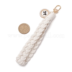 Handmade Woven Cotton Pendant Decorations&nbsp;HJEW-JM02795-03