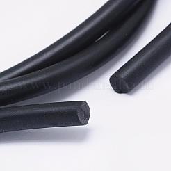 混合型合成ゴムコード  中空および無孔/無地  ブラック  39.37インチ（1m）  1~8mm  穴：1mm  約1.09ヤード（1m）/連  約520 G /袋  1連/袋&nbsp;RCOR-H002-01