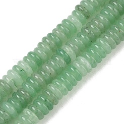 染め加工天然石ホワイトジェイドビーズ連売り  滑らかなロンデル  ダークシーグリーン  6.5x2mm  穴：1.1mm  約167個/連  14.76''（37.5センチメートル）&nbsp;GG-CBAC08A-A01-10