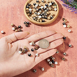 100Pcs 5 Colors Handmade Porcelain Beads&nbsp;PORC-TA0001-52A
