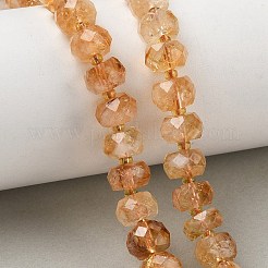 Heated Natural Citrine Beads Strands&nbsp;G-L634-E02-01-1