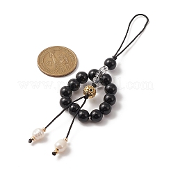 Mixed Gemstone Beaded Mobile Straps&nbsp;HJEW-JM01105