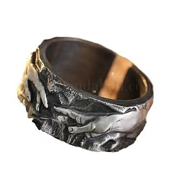 Tibetan Style Alloy Cuff Rings&nbsp;FS-WG9AC69-01