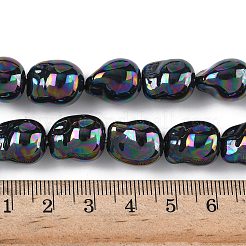 Electroplated Glass Beads Strands&nbsp;GLAA-Z013-01A-02
